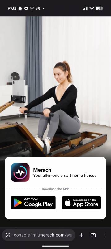 Merach NovaRow R50 Pro Air Rower Review: A Real Concept2 Alternative 25 Merach app