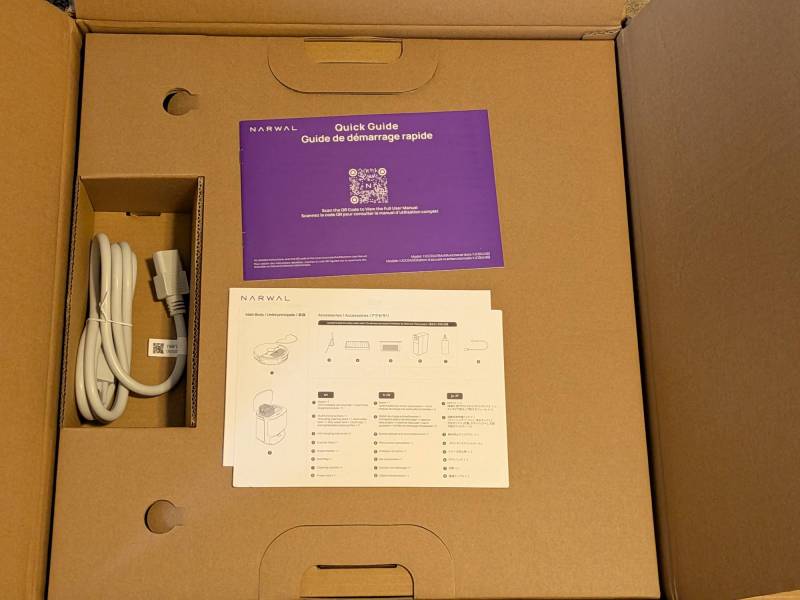 Narwal Freo 20 Robot Vacuum Review: Serious Cleaning Power with Smarter Mopping and Less Hands-On Maintenance 6 Opening the Narwal Freo 20 Robot Vacuum box