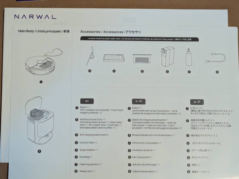 Narwal Freo 20 Robot Vacuum Review: Serious Cleaning Power with Smarter Mopping and Less Hands-On Maintenance 3 Narwal Freo 20 Robot Vacuum included accessories