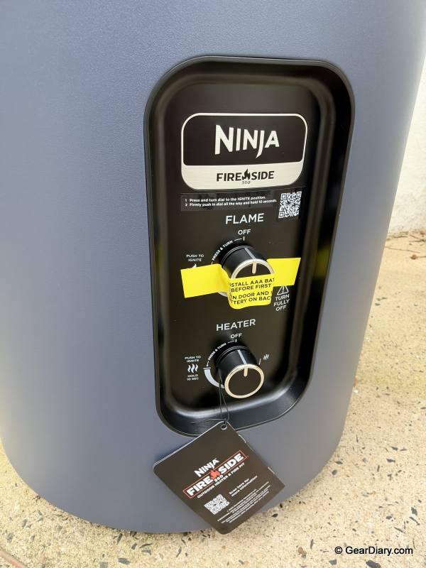 Ninja Fireside360 Review: The Smokeless Fire Pit with a Built-In Heater That Keeps Everyone Outside 2 Ninja Fireside360 controls