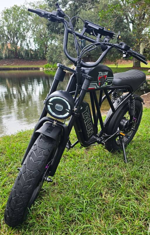 Front view of the Talonebike Talon T787 Patriot Limited Edition Dual Motor Ebike