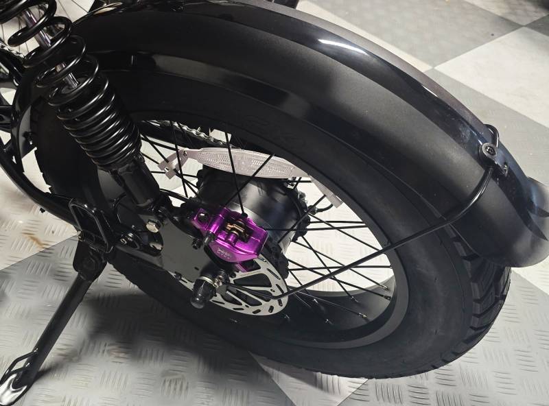 Brakes on the Talonebike Talon T787 Patriot Limited Edition Dual Motor Ebike