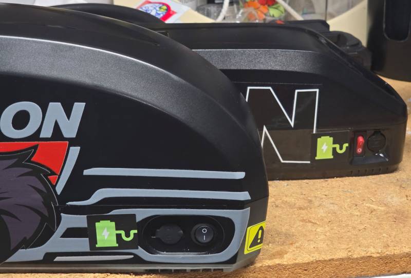 Charging the Talonebike Talon T787 Patriot Limited Edition Dual Motor Ebike's batteries