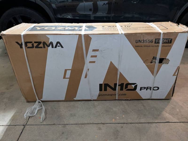 Yozma IN 10 Pro Electric Dirt Bike Review: This Dirt Bike Is Too Fun and Sadly Not Street Legal, So Keep It to the Trails! 2 Yozma IN 10 Pro Electric Dirt Bike in shipping box