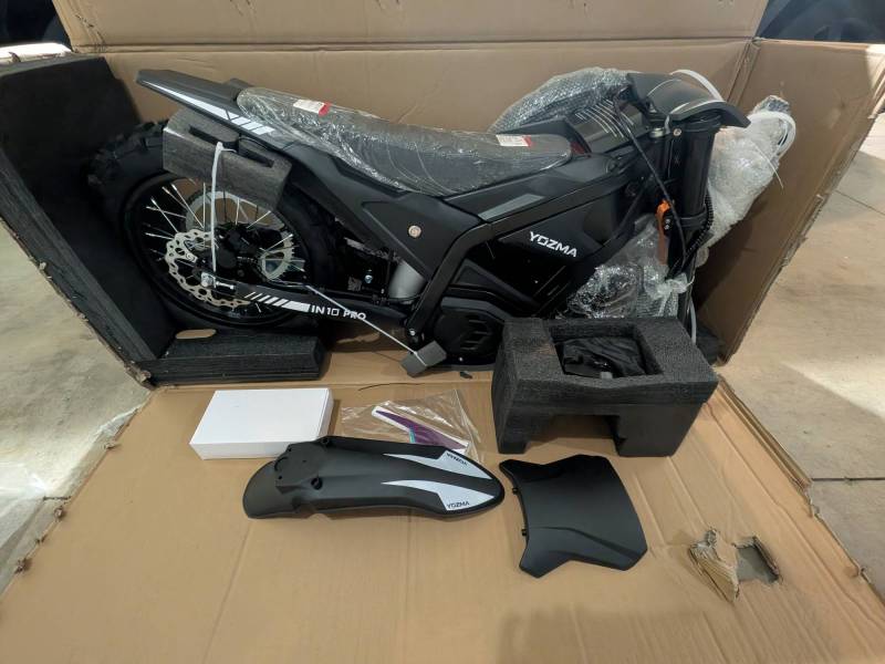 Yozma IN 10 Pro Electric Dirt Bike Review: This Dirt Bike Is Too Fun and Sadly Not Street Legal, So Keep It to the Trails! 3 Unboxing the Yozma IN 10 Pro Electric Dirt Bike