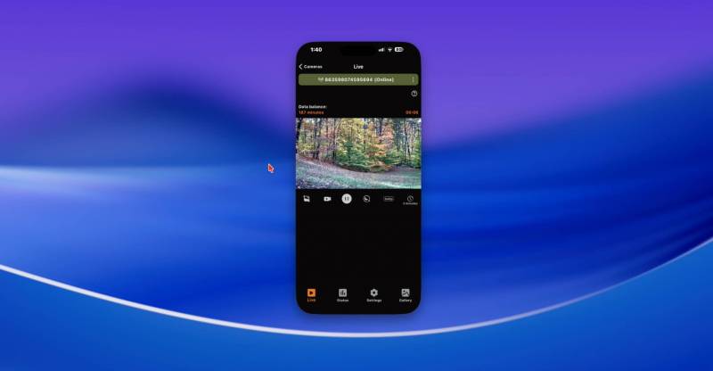 GardePro X66 3.0 Ultra Cellular Trail Camera Review: 10 Live view